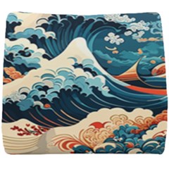 Wave Pattern Seat Cushion by Valentinaart