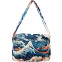 Wave pattern Courier Bag View3