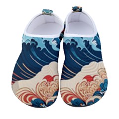 Wave Pattern Women s Sock-style Water Shoes by Valentinaart