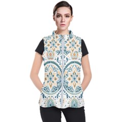 Boho Pattern Women s Puffer Vest