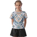 Boho pattern Kids  Front Cut T-Shirt View1