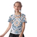 Boho pattern Kids  Front Cut T-Shirt View2