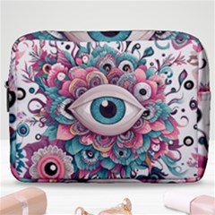 Eyes Pattern Make Up Pouch (large) by Valentinaart