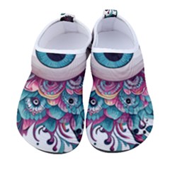 Eyes Pattern Kids  Sock-style Water Shoes by Valentinaart