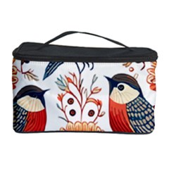 Birds Cosmetic Storage Case by Valentinaart