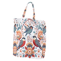 Birds Giant Grocery Tote by Valentinaart