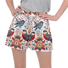 Birds Women s Ripstop Shorts by Valentinaart