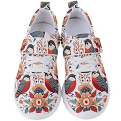 Birds Women s Velcro Strap Shoes by Valentinaart