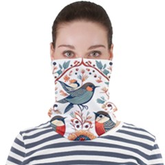 Birds Face Seamless Bandana (adult) by Valentinaart