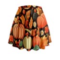 Thanksgiving pattern Mini Flare Skirt View2