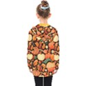 Thanksgiving pattern Kids  Double Breasted Button Coat View2