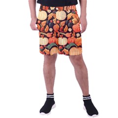 Thanksgiving Pattern Men s Pocket Shorts by Valentinaart