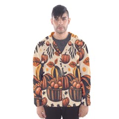 Thanksgiving pattern Men s Hooded Windbreaker