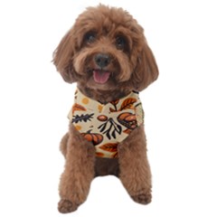 Thanksgiving Pattern Dog Sweater by Valentinaart