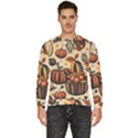 Thanksgiving pattern Men s Fleece Sweatshirt View1