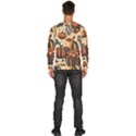 Thanksgiving pattern Men s Fleece Sweatshirt View4