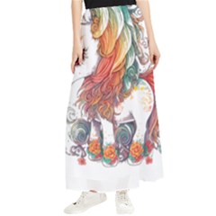 Baby Unicorn T- Shirt Colourful Bay Unicorn T- Shirt Yoga Reflexion Pose T- Shirtyoga Reflexion Pose T- Shirt Maxi Chiffon Skirt by hizuto