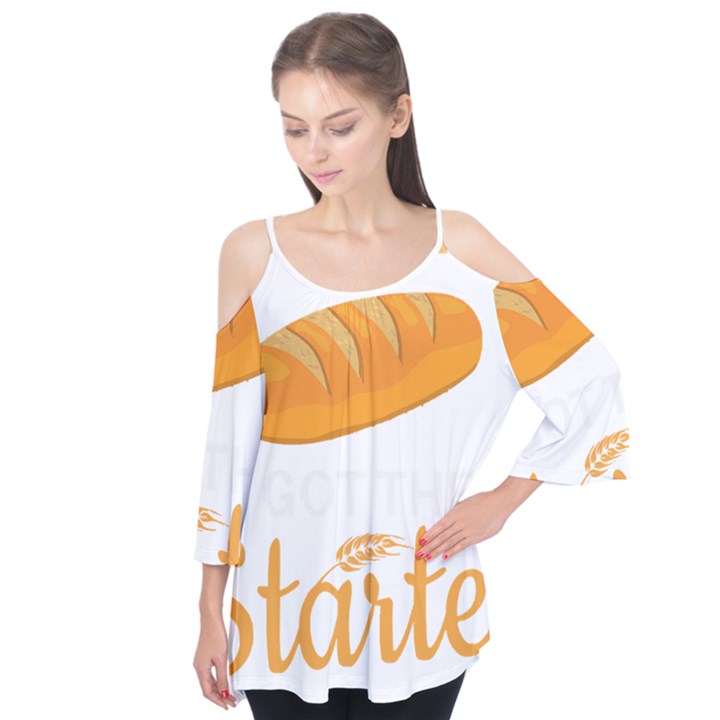 Baker T- Shirt Cool Bread Baking Bakers Saying Motif T- Shirt (3) Yoga Reflexion Pose T- Shirtyoga Reflexion Pose T- Shirt Flutter Sleeve T-Shirt 