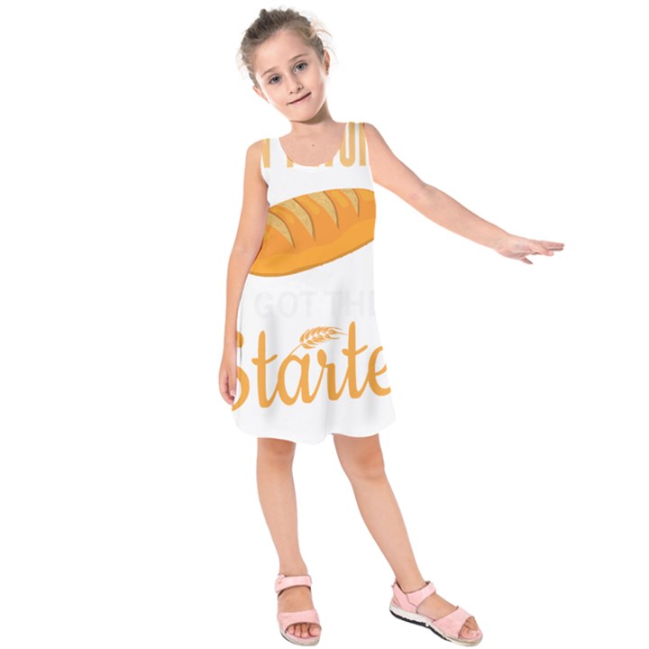 Baker T- Shirt Cool Bread Baking Bakers Saying Motif T- Shirt (3) Yoga Reflexion Pose T- Shirtyoga Reflexion Pose T- Shirt Kids  Sleeveless Dress