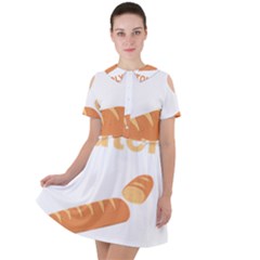 Baker T- Shirt Cool Bread Baking Bakers Saying Motif T- Shirt (5) Yoga Reflexion Pose T- Shirtyoga Reflexion Pose T- Shirt Short Sleeve Shoulder Cut Out Dress  by hizuto