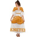 Baker T- Shirt Cool Bread Baking Bakers Saying Motif T- Shirt (6) Yoga Reflexion Pose T- Shirtyoga Reflexion Pose T- Shirt Kimono Sleeve Boho Dress View2