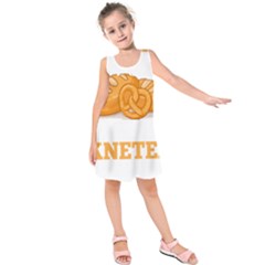 Baker T- Shirt Cool Bread Baking Bakers Saying Motif T- Shirt Yoga Reflexion Pose T- Shirtyoga Reflexion Pose T- Shirt Kids  Sleeveless Dress by hizuto