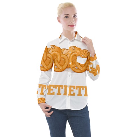 Baker T- Shirt Cool Bread Baking Bakers Saying Motif T- Shirt Yoga Reflexion Pose T- Shirtyoga Reflexion Pose T- Shirt Women s Long Sleeve Pocket Shirt by hizuto