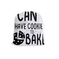 Baker T- Shirt Cool Bread Baking Bakers Saying Motif T- Shirt Yoga Reflexion Pose T- Shirtyoga Reflexion Pose T- Shirt Drawstring Pouch (Large)