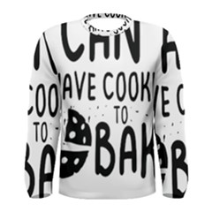 Baker T- Shirt Cool Bread Baking Bakers Saying Motif T- Shirt Yoga Reflexion Pose T- Shirtyoga Reflexion Pose T- Shirt Men s Long Sleeve T-Shirt