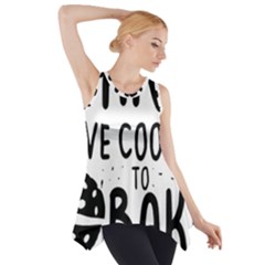 Baker T- Shirt Cool Bread Baking Bakers Saying Motif T- Shirt Yoga Reflexion Pose T- Shirtyoga Reflexion Pose T- Shirt Side Drop Tank Tunic