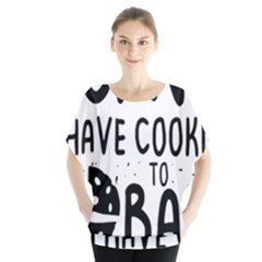 Baker T- Shirt Cool Bread Baking Bakers Saying Motif T- Shirt Yoga Reflexion Pose T- Shirtyoga Reflexion Pose T- Shirt Batwing Chiffon Blouse