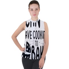 Baker T- Shirt Cool Bread Baking Bakers Saying Motif T- Shirt Yoga Reflexion Pose T- Shirtyoga Reflexion Pose T- Shirt Mock Neck Chiffon Sleeveless Top