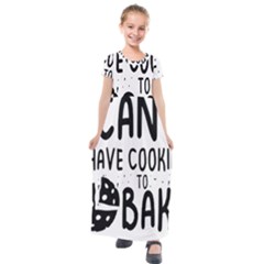 Baker T- Shirt Cool Bread Baking Bakers Saying Motif T- Shirt Yoga Reflexion Pose T- Shirtyoga Reflexion Pose T- Shirt Kids  Short Sleeve Maxi Dress