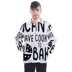 Baker T- Shirt Cool Bread Baking Bakers Saying Motif T- Shirt Yoga Reflexion Pose T- Shirtyoga Reflexion Pose T- Shirt Men s Half Zip Pullover