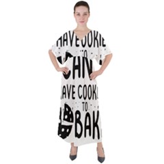 Baker T- Shirt Cool Bread Baking Bakers Saying Motif T- Shirt Yoga Reflexion Pose T- Shirtyoga Reflexion Pose T- Shirt V-Neck Boho Style Maxi Dress