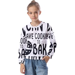 Baker T- Shirt Cool Bread Baking Bakers Saying Motif T- Shirt Yoga Reflexion Pose T- Shirtyoga Reflexion Pose T- Shirt Kids  Long Sleeve T-Shirt with Frill 