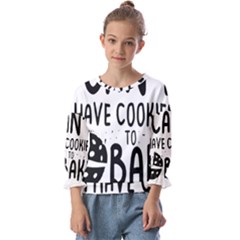 Baker T- Shirt Cool Bread Baking Bakers Saying Motif T- Shirt Yoga Reflexion Pose T- Shirtyoga Reflexion Pose T- Shirt Kids  Cuff Sleeve Top