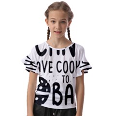 Baker T- Shirt Cool Bread Baking Bakers Saying Motif T- Shirt Yoga Reflexion Pose T- Shirtyoga Reflexion Pose T- Shirt Kids  Cut Out Flutter Sleeves