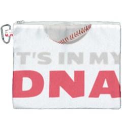 Baseball Lover Gift For Family T- Shirt Baseball Lover Baseball Heartbeat E K G Baseball Is In My D Yoga Reflexion Pose T- Shirtyoga Reflexion Pose T- Shirt Canvas Cosmetic Bag (xxxl) by hizuto