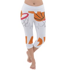 Basketball Lover Gifts For Birthday T- Shirt Basketball Lover Basketball Is In My D N A Basketball H Yoga Reflexion Pose T- Shirtyoga Reflexion Pose T- Shirt Lightweight Velour Capri Yoga Leggings by hizuto