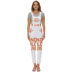 Basketball Mom Funny Sayings T- Shirt Basketball Mom Who Loves To Talk Trash Funny Basketball Mother Yoga Reflexion Pose T- Shirtyoga Reflexion Pose T- Shirt Women s Pinafore Overalls Jumpsuit by hizuto