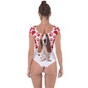 Basset Hound Gift T- Shirt Funny Basset Hound Valentine Heart Paw Basset Hound Dog Lover Valentine C Yoga Reflexion Pose T- Shirtyoga Reflexion Pose T- Shirt Short Sleeve Leotard  View2