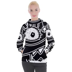 Monstrous Revelation Closeup Women s Hooded Pullover