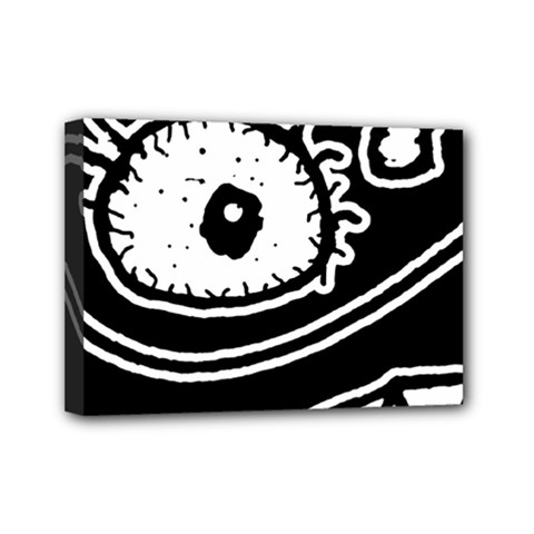 Monstrous Revelation Closeup Mini Canvas 7  X 5  (stretched) by dflcprintsclothing