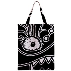 Monstrous Revelation Closeup Zipper Classic Tote Bag by dflcprintsclothing