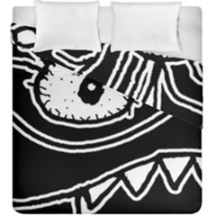 Monstrous Revelation Closeup Duvet Cover Double Side (king Size)