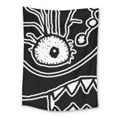 Monstrous Revelation Closeup Medium Tapestry by dflcprintsclothing