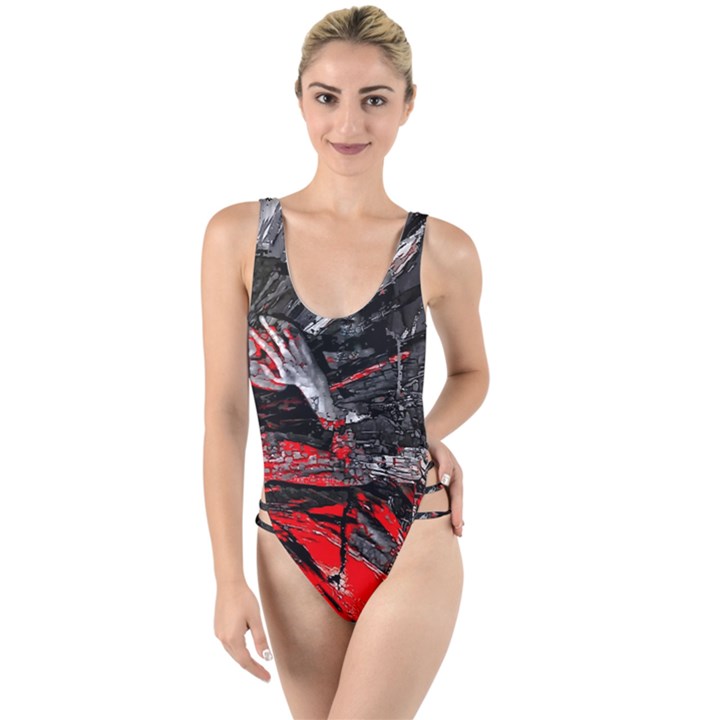 Molten Soul High Leg Strappy Swimsuit