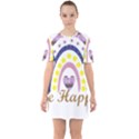 Be Happy T- Shirt Be Happy T- Shirt Yoga Reflexion Pose T- Shirtyoga Reflexion Pose T- Shirt Sixties Short Sleeve Mini Dress View1