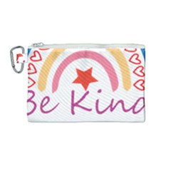 Be Kind T- Shirt Be Kind T- Shirt (1) Yoga Reflexion Pose T- Shirtyoga Reflexion Pose T- Shirt Canvas Cosmetic Bag (medium) by hizuto